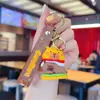 Nueva Serie Capibala Muñeca Llavero Creativo Silicona Capibara Llavero Colgante para Bolso de Pareja Mayoreo