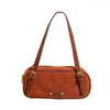 Estilo Coreano Otoño e Invierno Nuevo Retro Mate Versátil Bolso Pequeño de un Hombro Cruzado Bolso Almohada Bolso Boston Tendencia Bolso para Mujer
