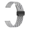 Correa de 20/22 mm para Samsung Watch 5/6/7 Huawei GT3/4, correa de silicona porosa con hebilla magnética plegable.