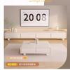 Mueble de TV Blanco Estilo Crema Francés Redondeado Combinación de Mesa de Centro Moderna Simple Sala de Estar Hogar Apartamento Pequeño Muebles Minimalistas