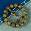 Pulseira de Sândalo Verde Madeira de Sândalo Pulseira Wenwan Yi Ming Xian Yuan Estilo Criativo Unissex Ornamento Personalizado Contas de Oração