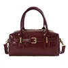 Bolso Boston Transfronterizo para Mujer 2026 Estilo Nuevo Sencillo Hebilla de Cinturón de Diseño de Nicho Bolso de Axila Moda Tendencia Bolso de Hombro Único