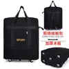 158 Bolsas de Envio para Companhias Aéreas Bolsa de Lona Duffel Grande Capacidade Bolsa para Mudança e Viagem com Rodas Puxador nas Costas Bolsa Luffel Uso Duplo