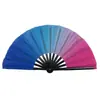Abanico de Tai Chi del Mismo Estilo de Wang Xiaopo, Abanico Sonoro, Abanico de Kung Fu Tricolor, Abanico de Baile Doble Cara Alma China, Abanico Degradado