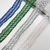 Novo Laço de Fita Colorido Estilo Étnico Cruzado de Renda para Acessórios de Roupa DIY Cortina Ondulada de Renda do Fabricante