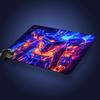 Mouse Pad Série Animal Colorido Estilo Criativo Chama Azul Pequeno para Escritório Antiderrapante Resistente à Sujeira Espessado Atacado