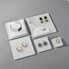 Aretes de Acrílico Esmerilado, Aretes, Bandejas para Exhibición de Aretes, Soportes para Exhibición de Anillos de Joyería, Accesorios para Fotografía