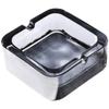 Cenicero de Cristal de Gama Alta para el Hogar Pequeño Exquisito Cuadrado de Moda Taza para Cigarrillos Lujo Accesible Sala de Estar Creativo Hotel Cenicero de Gama Alta