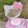 Espejo de Maquillaje de Mano Hello Kitty Espejo de Belleza Gato Lindo Espejo con Mango de Gato KT Espejo de Belleza de Moda Envío Gratis