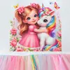Vestido Nuevo de Verano de Comercio Exterior, Falda de Gasa de Estilo Extranjero, Falda de Princesa de Malla de Dibujos Animados, Vestido de Verano Infantil de Manga Corta para Niñas