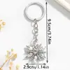 Llavero de Copo de Nieve Personalidad Accesorios Colgante Aleación Dama Llavero Accesorios Colgante