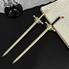 Horquilla de Espada de Estilo Chino Tendencia Nacional, Horquilla de Espada Retro Estilo Antiguo Hanfu, Accesorio para el Cabello de Alta Gama
