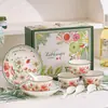 Platos de Cerámica, Platos, Cucharas, Juegos de Vajilla, Cajas de Regalo, Souvenirs de Color Bajo Esmalte, Regalos para Empleados, Artículos Promocionales para Tiendas, Pequeños Regalos