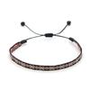 Pulsera de Estilo Bohemio con Patrón de Corte Español para Mujer, Joyería Hecha a Mano con Cintas Tejidas de Estilo Étnico Nepalí