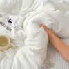 Colcha de fibra de proteína de capullo de gusano de seda Clase A para primavera y otoño, colcha de aire acondicionado, colcha gruesa de invierno, colcha fresca de verano para dormitorio de estudiante, colcha para uso doméstico