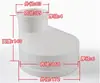 Reductor Excéntrico de PVC para Drenaje 75 a 50 110 a 50 110 a 75 160 a 110 Conector Directo Reductor
