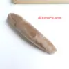 Animal de Pelúcia Orelhas Longas Encaixes de Algodão Olho Nariz Barba Cabelo DIY Enfeites Chapéu Boneca Decoração de Orelha