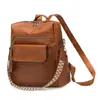 2026 Nova Moda Transfronteiriça Retrô Mochila Feminina Grande Capacidade Mochila Transversal Casual Retrô Atacado de Comércio Exterior