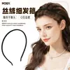 Faixa de Cabelo de Veludo Preto Fina para Mulheres, High-End, Antiderrapante, Não Apertada para Uso Diário, Novo Acessório de Cabelo 2026