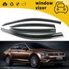 Adecuado para Volkswagen Lingdu Pusang 15-18, protector de lluvia para puerta de coche, ventana, ceja, protector de lluvia, modificación decorativa