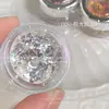 Celebridad de Internet Arte de Uñas Polvo Aurora Ópalo Polvo de Brillo Brocado Nube Soñadora Siete Colores Polarizados Decoraciones de Uñas Exclusivas de Salón