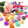 Cuentas de Silicona Cuentas de Silicona con Forma de Rosa Flor de Rosa de Doble Cara Cadena para Chupete de Bebé Hecha a Mano DIY Cuentas Sueltas