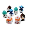 Musgo Micro Paisaje Molino de Viento Cabaña Castillo Molino de Viento Resina Suculenta Adornos Creativos Manualidades DIY Adornos Pequeños