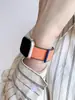 Venta Caliente Transfronteriza Aplicable Apple Watch iwatch876d Generación Correa Tipo Bucle Morado Humo S9 Deportivo de Alta Gama para Mujer SE