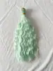 Peluca de Muñeca de Algodón 25cm Cabello Ondulado de Seda Suave con Degradado de Onda de Agua para Muñecas Bjd