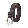 Cinturón de Cuero Genuino de Doble Cara de Primera Capa de Piel de Vaca para Mujer Transfronterizo, Moderno y Versátil, Cinturón Decorativo Simple para Jeans y Vestidos