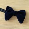 Outono e inverno nova fotografia casamento noivo gravata borboleta masculina moda e popular chifre de vaca forma artesanal arco largo