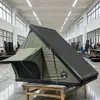 Tienda de campaña triangular para techo de aleación de aluminio en verde militar, versión extendida para exteriores