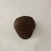 Sombrero para Bebé Orientado Hacia Adelante Primavera y Otoño Elegante Cuadros Retro Pico de Pato Bebé e Infantil Sombrero de Otoño para Salir Hacia Atrás