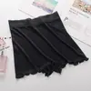 Pantalones Cortos de Seguridad Ariena para Mujer, Verano Delgados de Seda Sin Costuras Talla Grande Anti-Exposición Que No se Enrollan Calzones Internos