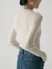 SS STUDIO apresenta uma camada base de lã de peso pesado, lavável à máquina, com gola alta/rolê para mulheres, perfeita para o outono e inverno
