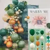 Kit de guirlanda de balões marrons pacote de balões para exportação decoração de festa de aniversário layout de casamento construção de cena