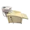 Cama de Masaje para Lavado de Cabello Eléctrica Cama de Cerámica para Lavado de Cabello Silla Europea para Lavado de Cabello Cama de Agua de Alta Textura Lavabo de Peluquería