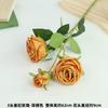 3 rosas concubinas imperiais galho único decoração para sala de estar, cena de casamento, guia de caminho, arranjo floral, exposição para hall de entrada de hotel