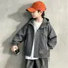Chaqueta Cortavientos para Niños Estilo Otoño Guapo Bebé Niño con Capucha Cortavientos 2026 Nuevo Elegante Top de Otoño para Niños