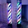 Salão de beleza piso turn light barbearia LED luz de giro à prova d'água luz de cabeleireiro ao ar livre full color vidro turn light