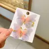 Pinza para el pelo de flor artificial estilo dulce navideño Pinza de pico de pato estrella de mar Corazón dulce de niña Pinza lateral para fotos Pinzas para el pelo Accesorios para el pelo
