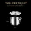 Olla Portátil para Manteca de Cerdo Acero Inoxidable 304 Almacenamiento de Aceite Olla con Filtro de Aceite Olla para Sabor Olla Redonda para Aceite con Tapa Olla para Sal