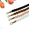 Hao Meng vende al por mayor un nuevo bolso tejido DIY, accesorios para colgar, bolso de mujer, bandolera con correa para el hombro y cordón para teléfono móvil.