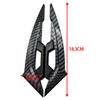 Pegatina Decorativa para Carrocería de Motocicleta Ala de Viento Fija Cuchilla de Aire Resistente a Rayones Forma de Garra Cuchilla de Viento Lateral Accesorios de Moda Duradero y Resistente al Desgaste