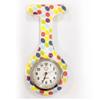 Reloj de Enfermera para Mujer Impermeable Reloj Colgante con Pin Simple Reloj de Bolsillo de Silicona Estudiante Prueba de Batería Reloj de Bolsillo para el Pecho de Doctor