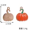 Bestseller transfronterizo hoja de arce calabaza pavo ardilla creativo accesorio DIY llavero colgante pequeño