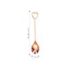 Cuchara de concha de acero inoxidable 304 creativa linda cuchara para mezclar café cuchara para postre de pastel tenedor tenedor para fruta regalo de mano
