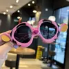 Óculos de Sol Infantis de Silicone, Óculos de Sol Cartoon Anti-UV, Óculos Polarizados de Tigre Fofo, Óculos de Proteção Solar, Bebê Inteligente