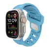 Adecuado para Apple Watch Ultra9876543210 Generación Se Correa Deportiva de Silicona Transpirable con Agujero Oblicuo Nuevo Estilo