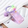 Llavero de Acrílico de Dibujos Animados con Texto Inspirador y Bendiciones, Colgante para Mochila DIY, Llavero Fresco y Lindo